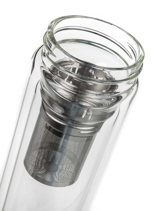 Szklany termos z zaparzaczem 500 ml – BANQUET DOBLO - obrazek 5