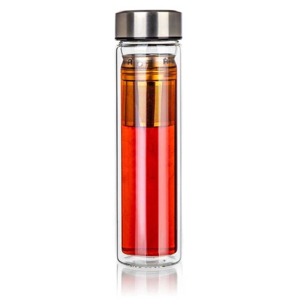 Szklany termos z zaparzaczem 500 ml – BANQUET DOBLO - obrazek 9