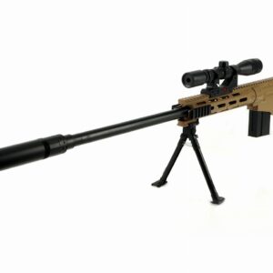 Karabin snajperski KW-718 na kulki żelowe – laser, luneta, 78 cm