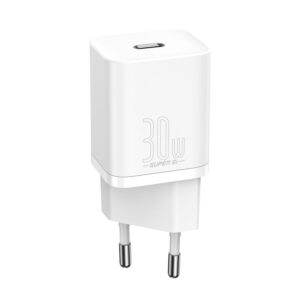 Baseus Super Si 1C Ładowarka 30W USB-C PD QC – Biała