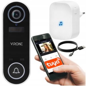 Wideodomofon  bezprzewodowy Tuya LAYO VDB-1 – wideo dzwonek WiFi Full HD z aplikacją